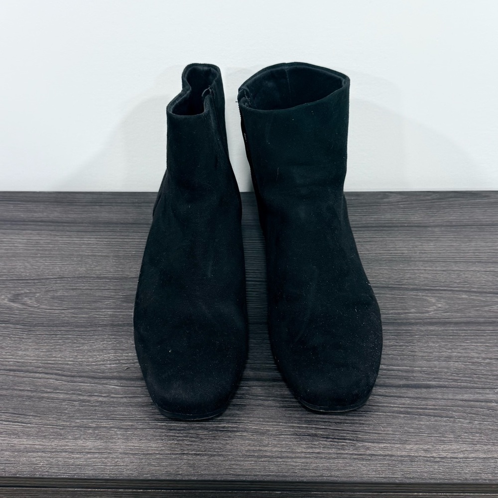 Black Suede Ankle Boots